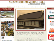 Tablet Screenshot of palmwoodshall.org.au